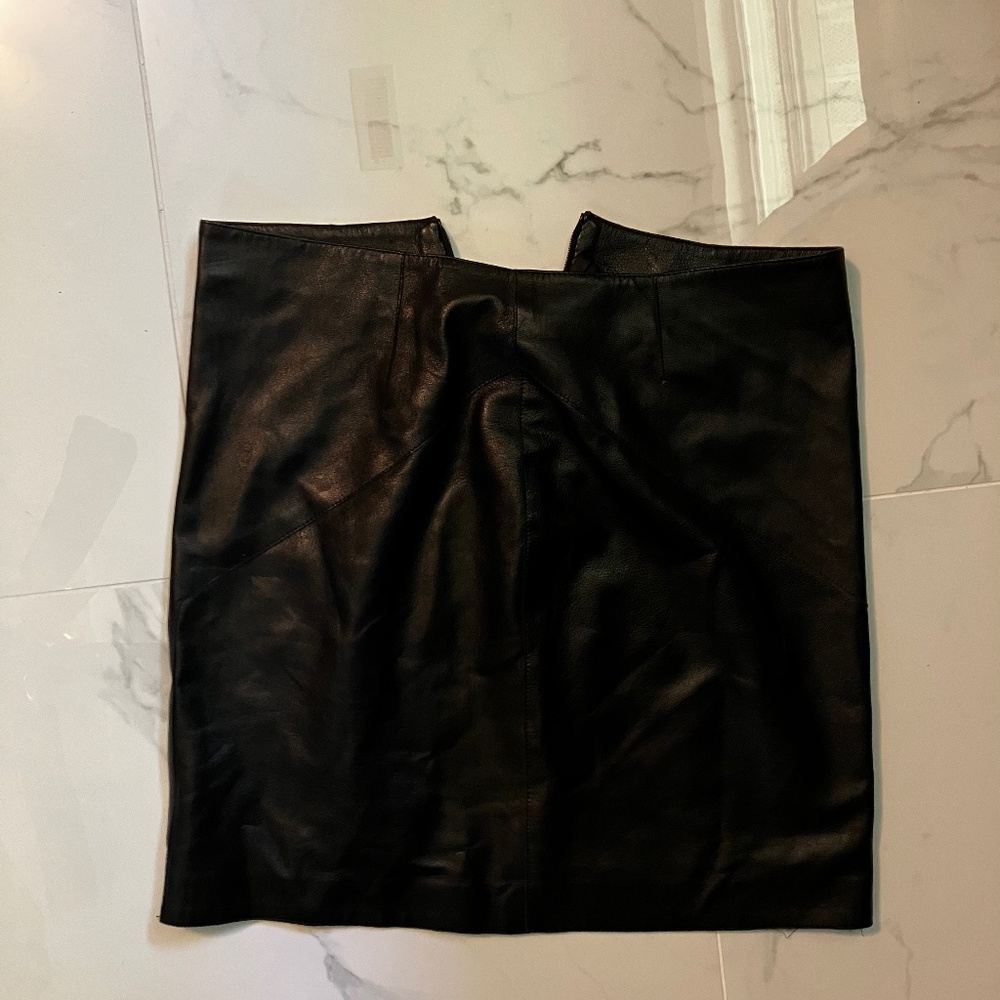 Genuine Italian Leather Skirt